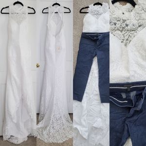 Lace Boho Bridal Wedding Gowns